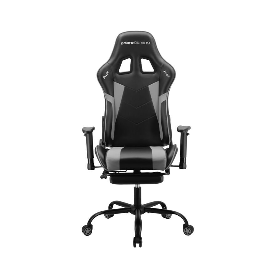 Adore Gaming ProX Ergo Oyuncu Koltuğu - Gri/Siyah S.Deri 71x126-136x77,5 cm - 11