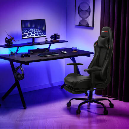 Adore Gaming ProX Ergo Oyuncu Koltuğu - Siyah S.Deri 71x126-136x77,5 cm - 4