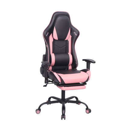 Adore Gaming ProX Oyuncu Koltuğu Siyah / Pembe S. Deri 71x77,5-126x136 cm - 2