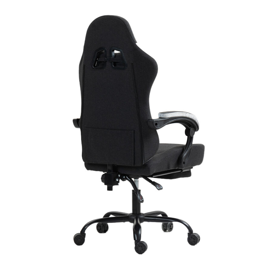 Adore Gaming Throne Oyuncu Koltuğu - Siyah/Gri Kumaş 62x117-127x62 cm - 6