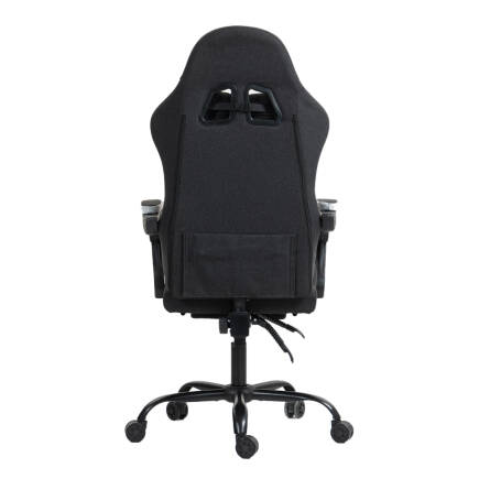Adore Gaming Throne Oyuncu Koltuğu - Siyah/Gri Kumaş 62x117-127x62 cm - 7