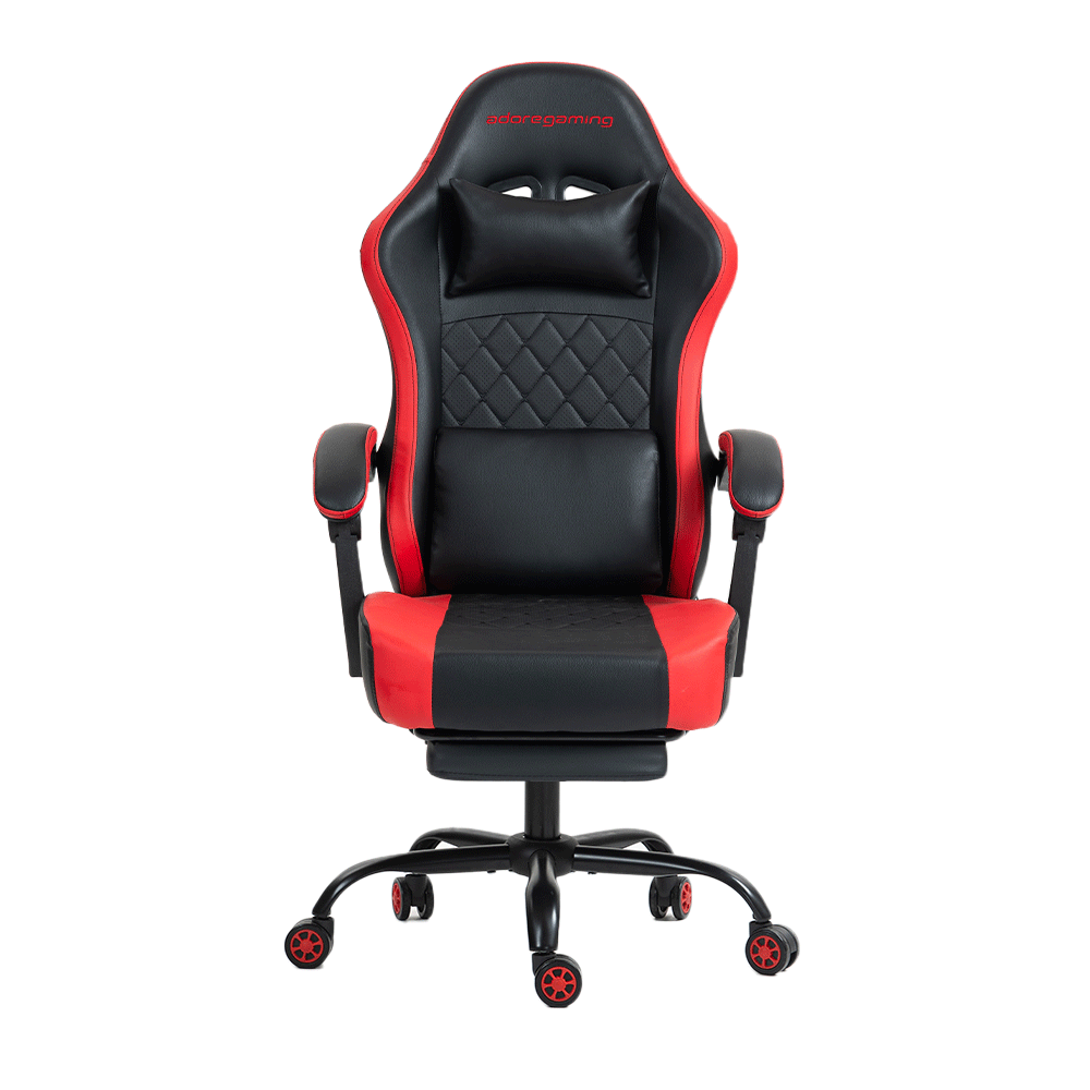 Adore Gaming Throne Oyuncu Koltuğu - Siyah/Gri Kumaş 62x117-127x62 cm - Adore Mobilya (1)
