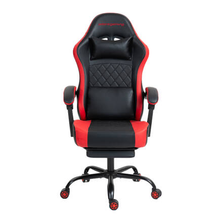 Adore Gaming Throne Oyuncu Koltuğu - Siyah/Kırmızı S.Deri 62x117-127x62 cm - 2
