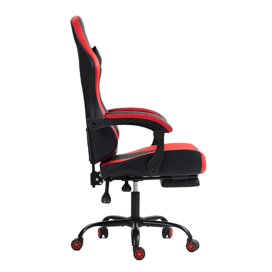 Adore Gaming Throne Oyuncu Koltuğu - Siyah/Kırmızı S.Deri 62x117-127x62 cm - 4