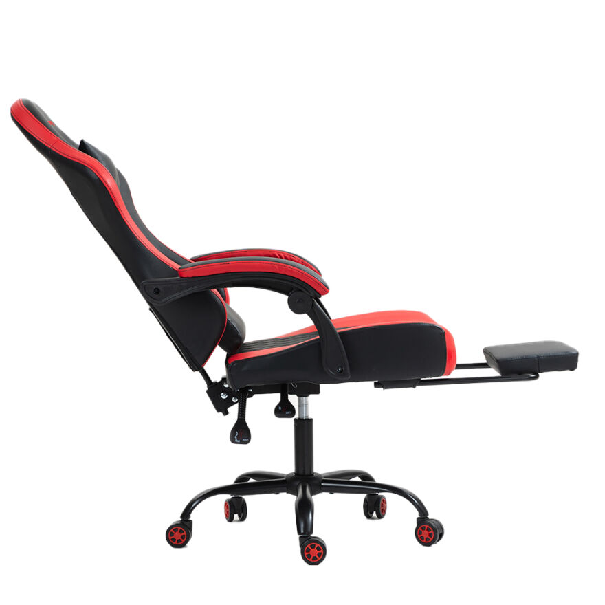 Adore Gaming Throne Oyuncu Koltuğu - Siyah/Kırmızı S.Deri 62x117-127x62 cm - 5