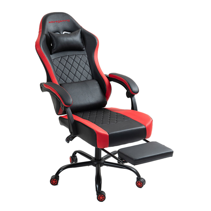 Adore Gaming Throne Oyuncu Koltuğu - Siyah/Kırmızı S.Deri 62x117-127x62 cm - 3