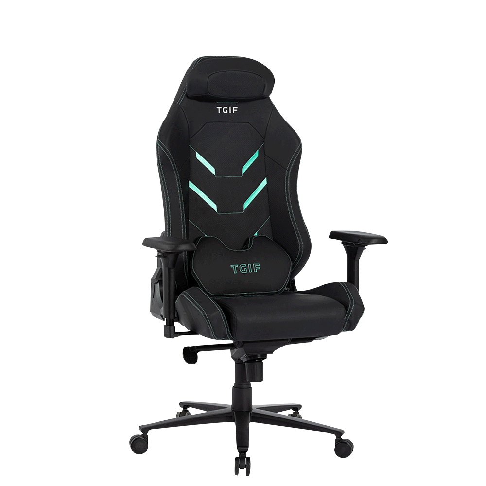 Adore Gaming Zeus Profesyonel Oyuncu ve Yönetici Koltuğu-Siyah-Yeşil 42x126-133,5x75 cm (GxYxD) - Adore Mobilya (1)