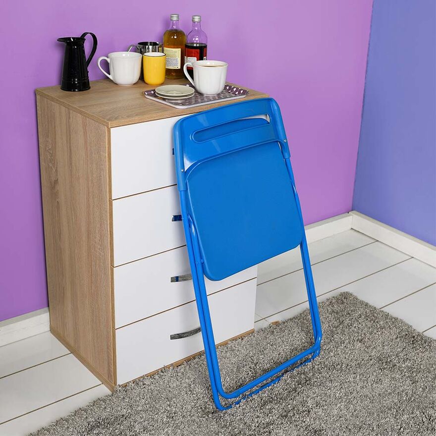 Handy Mate Ready Katlanır Sandalye-Mavi 44x47x77 cm (GxYxD) - 6