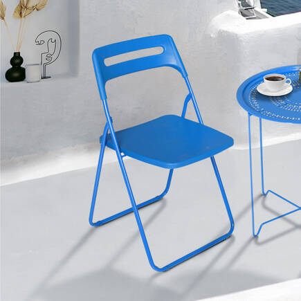 Handy Mate Ready Katlanır Sandalye-Mavi 44x47x77 cm (GxYxD) - 1