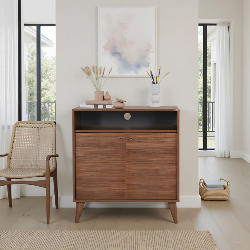 London Çok Amaçlı Dolap - Ceviz 73x79x42 cm (GxYxD) - 1