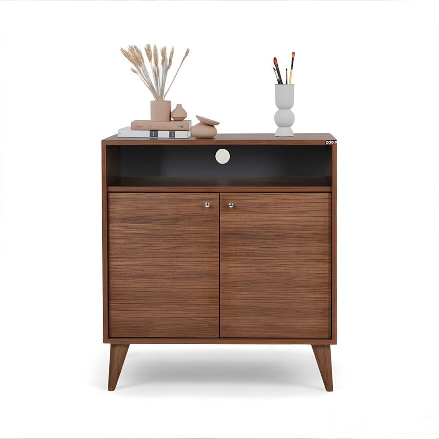 London Çok Amaçlı Dolap - Ceviz 73x79x42 cm (GxYxD) - 6