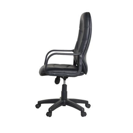 Max Classic Ofis Koltuğu-Suni Deri-Siyah 63x108-118x48 cm (GxYxD) - 4