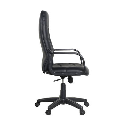 Max Classic Ofis Koltuğu-Suni Deri-Siyah 63x108-118x48 cm (GxYxD) - 7