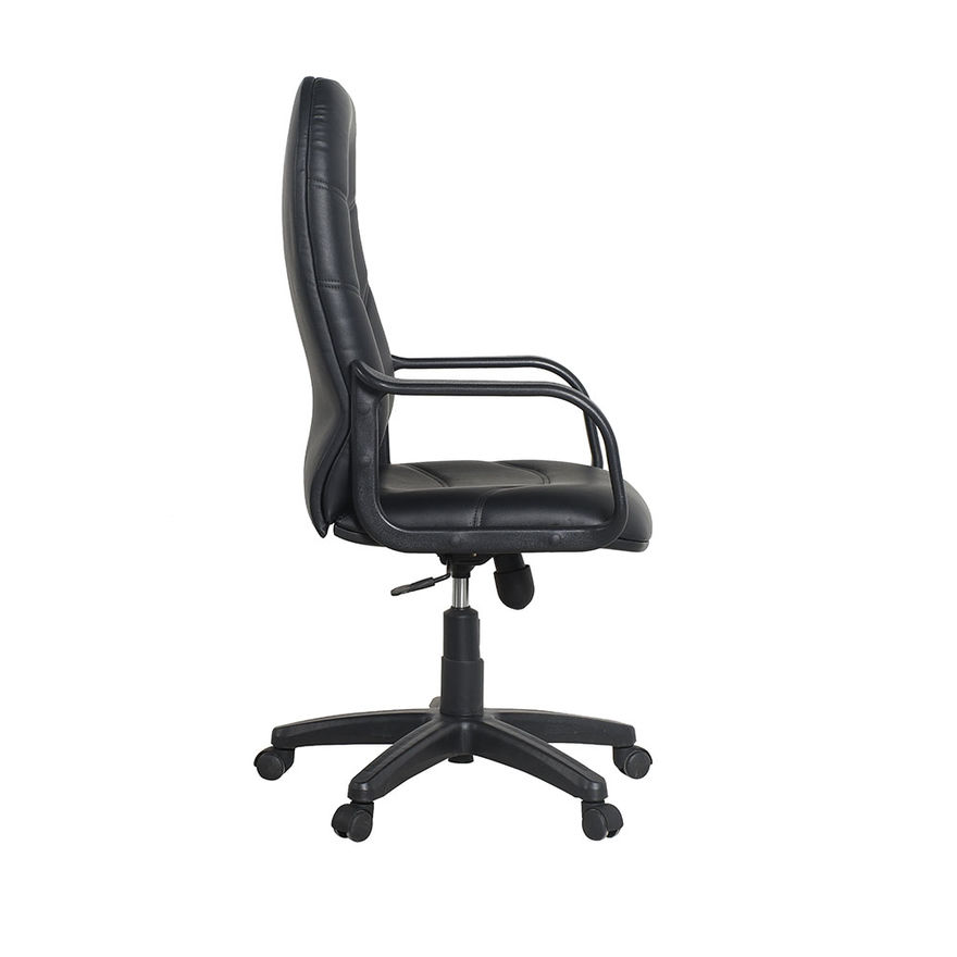 Max Classic Ofis Koltuğu-Suni Deri-Siyah 63x108-118x48 cm (GxYxD) - 7