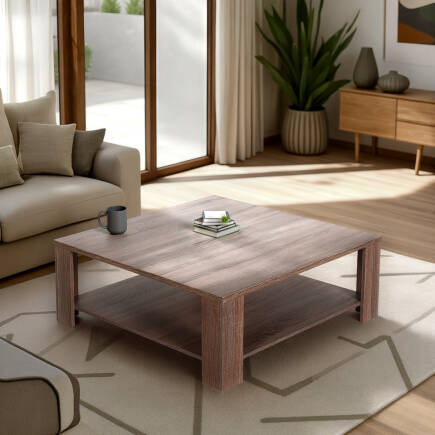 New Line Kare Orta Sehpa - Latte 90x35x90 cm (GxYxD) - 1