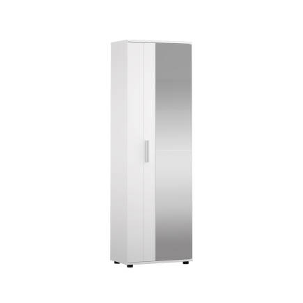 Porto 10 Raflı Kapaklı ve Aynalı Ayakkabılık-Mat Beyaz 60x187x35 cm (GxYxD) - 6