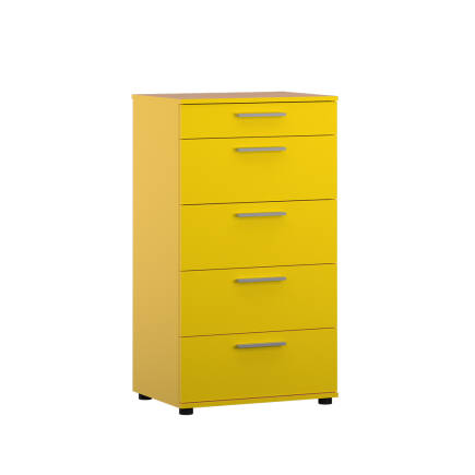 Trendline 5 Çekmeceli Şifonyer - Sarı 60x108x44 cm (GxYxD) - 3