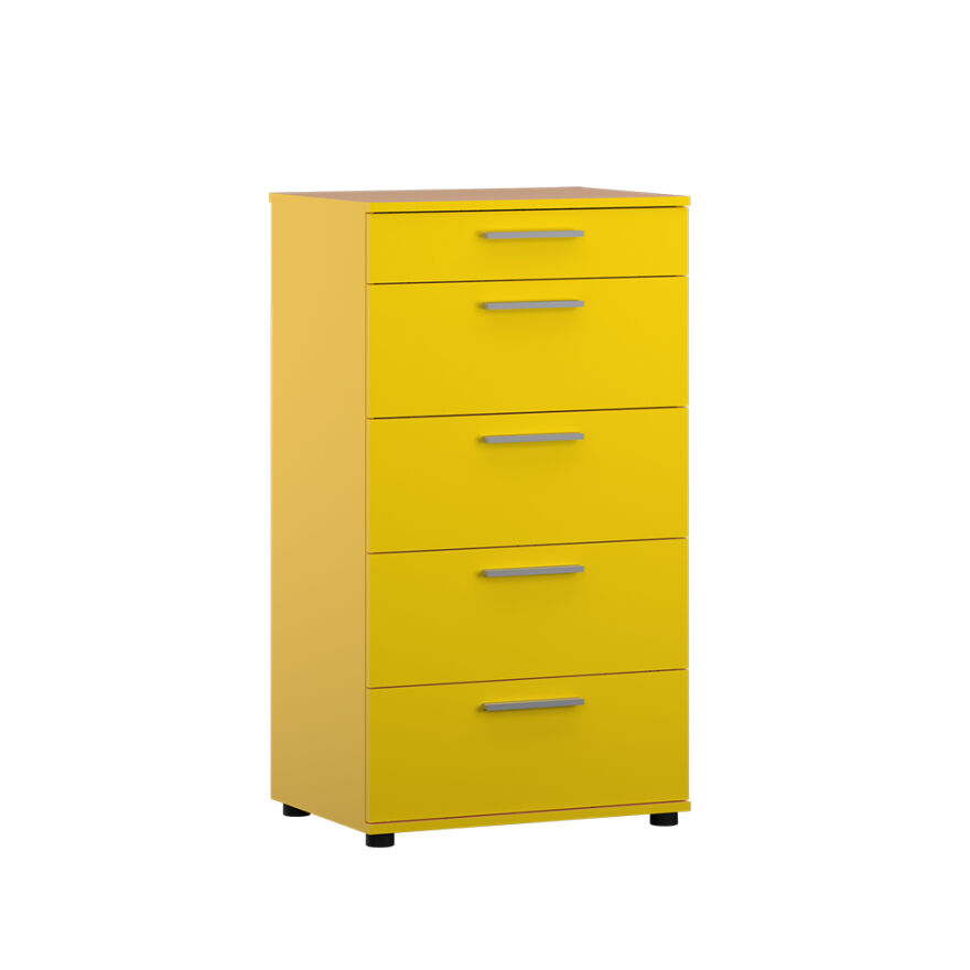 Trendline 5 Çekmeceli Şifonyer - Sarı 60x108x44 cm (GxYxD) - 3