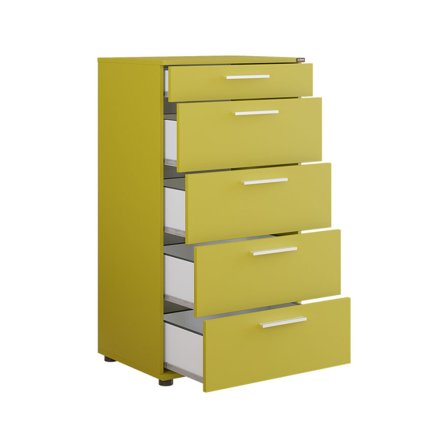 Trendline 5 Çekmeceli Şifonyer - Yeşil 60x108x44 cm (GxYxD) - 3