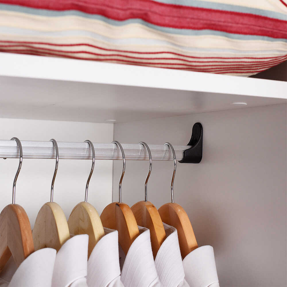 Base 4 Kapaklı 2 Çekmeceli Gardırop-İtalyan Meşe-Mat Beyaz 137x198x52 cm (GxYxD) - 18