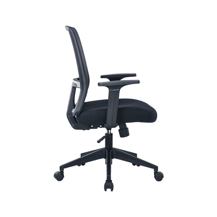 Base Ofis ve Çalışma Sandalyesi-Siyah File 55x96,5-106x63 cm (GxYxD) - 3