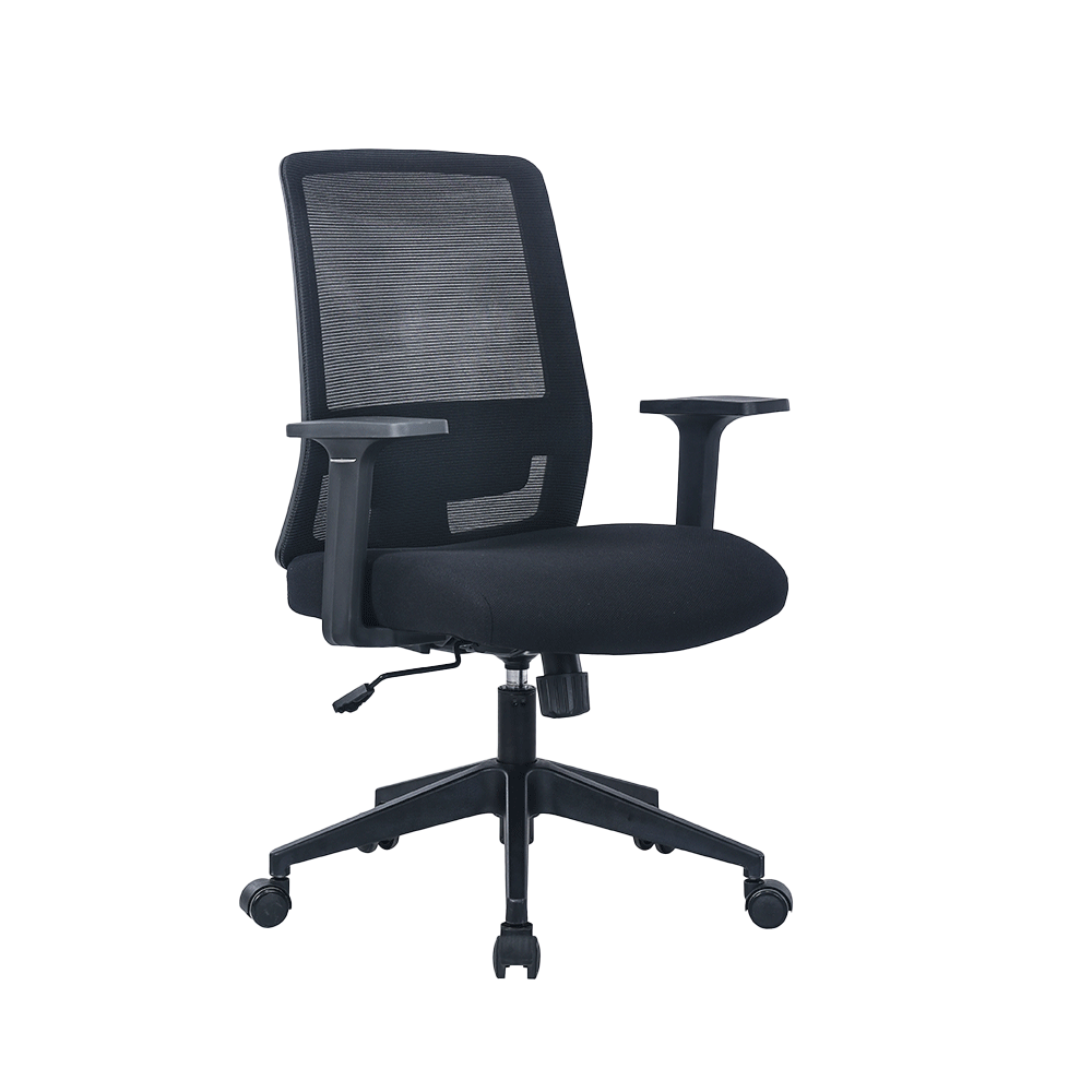 Base Ofis ve Çalışma Sandalyesi-Siyah File 55x96,5-106x63 cm (GxYxD) - 8