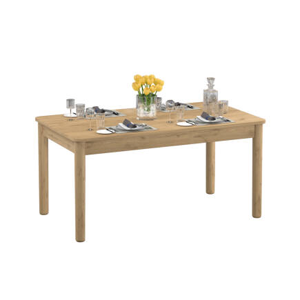 Bohem Açılır Yemek Masası Florida Meşe 160-200x78x90 cm - 4