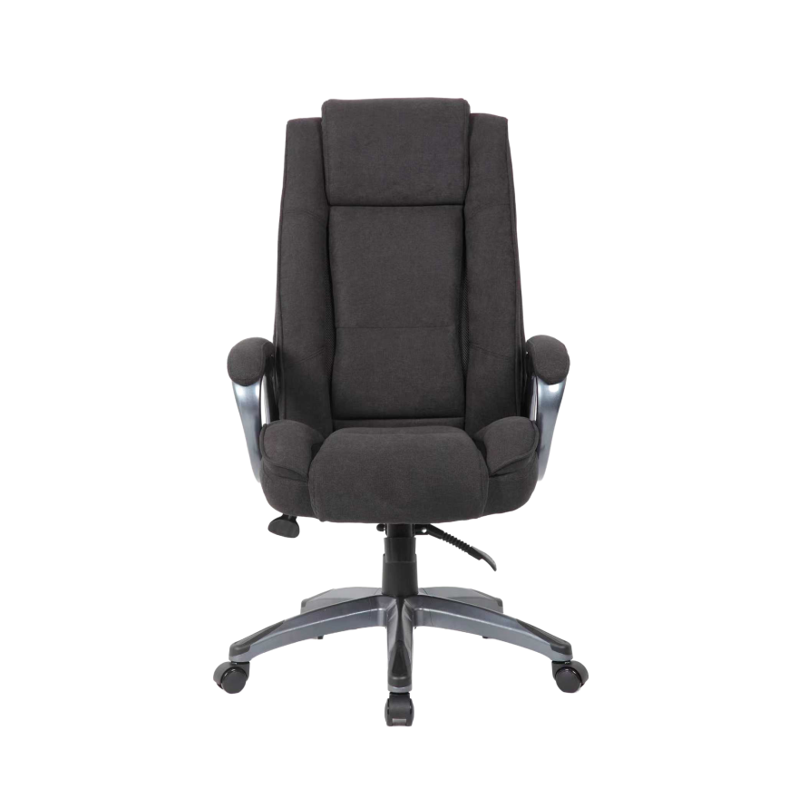 Boston Yönetici Koltuğu - Koyu Gri Kumaş 65x114-121,5x81 cm - 2