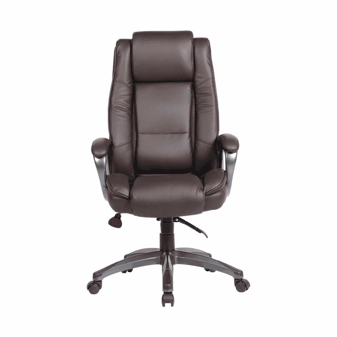 Boston Yönetici Koltuğu Suni Deri - Kahverengi 65x114-121,5x81 cm - Adore Mobilya (1)