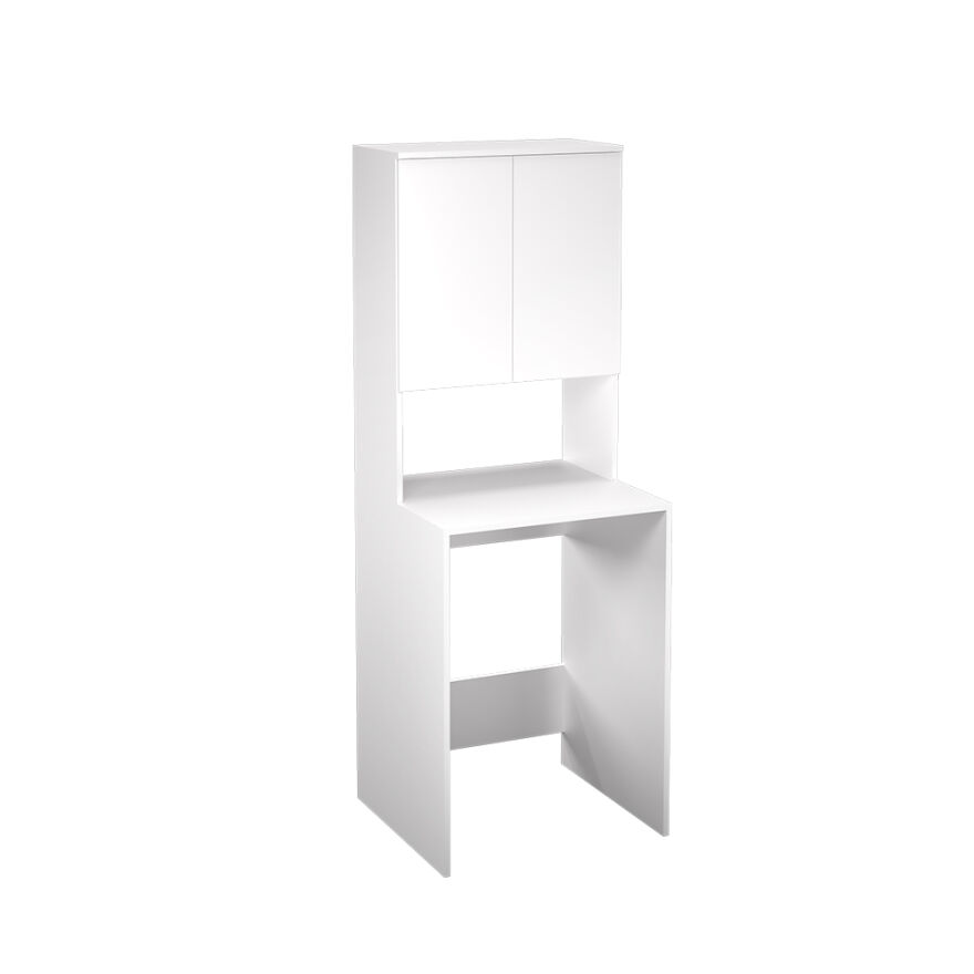 Çamaşır Makinesı Dolabı-Mat Beyaz 65x182x60 cm (GxYxD) - 7