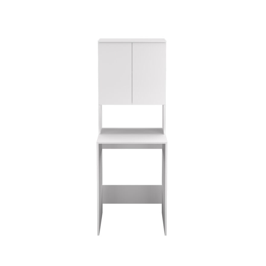 Çamaşır Makinesı Dolabı-Mat Beyaz 65x182x60 cm (GxYxD) - 8