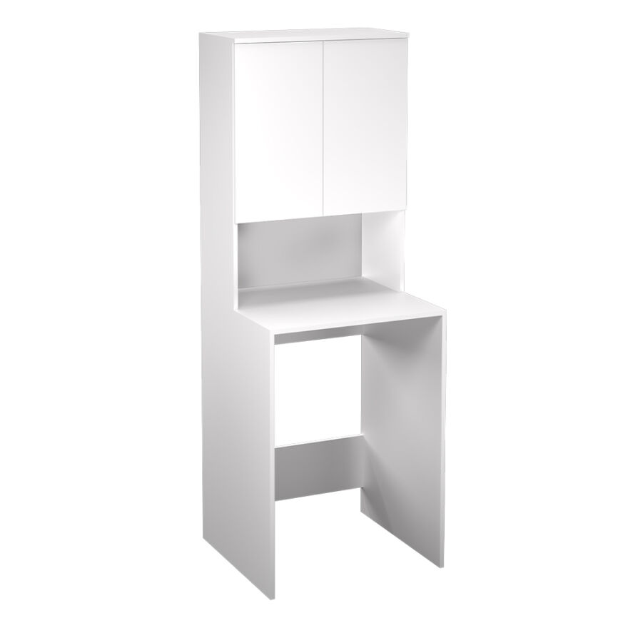 Çamaşır Makinesı Dolabı-Mat Beyaz 65x182x60 cm (GxYxD) - 5