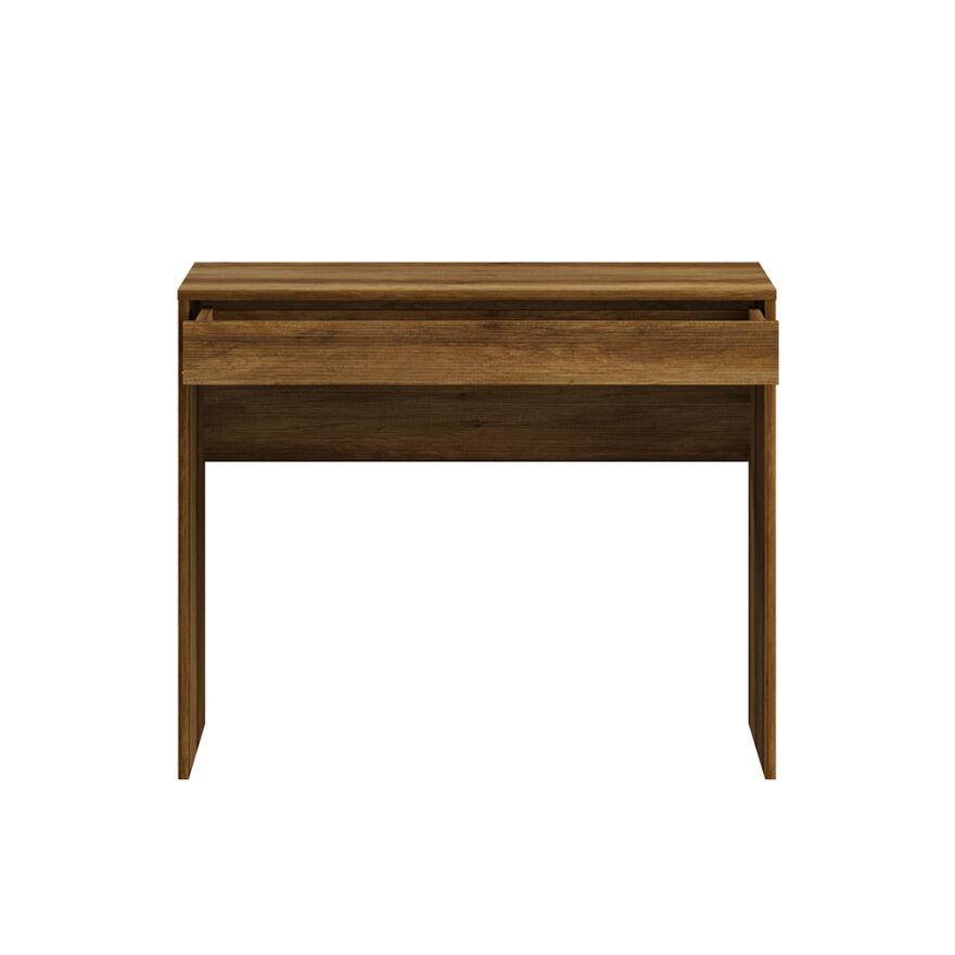 Çekmeceli Çalışma Masası-Koyu Ceviz (Oslo Ceviz) 90x75x55 cm (GxYxD) - 9