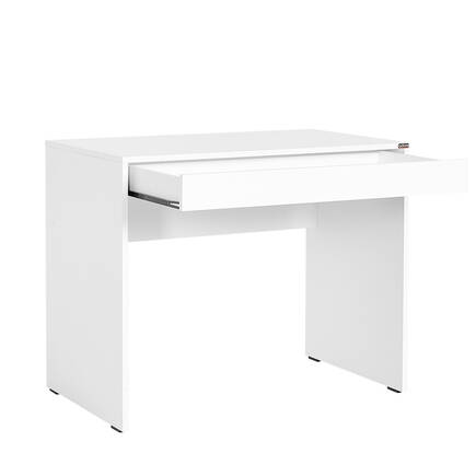 Çekmeceli Çalışma Masası-Mat Lake Beyaz (Diamond Beyaz) 90x75x55 cm (GxYxD) - 3