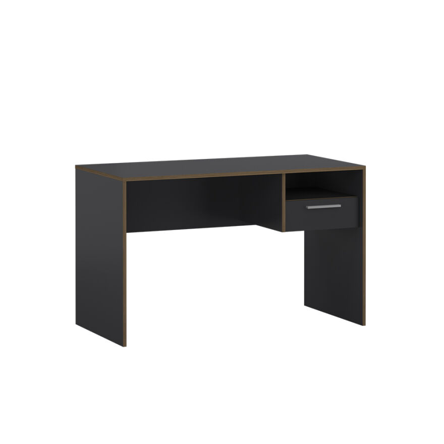 Concept Kilitli Çekmeceli Çalışma Masası-Antrasit-Kontra 120x75x60 cm (GxYxD) - 4