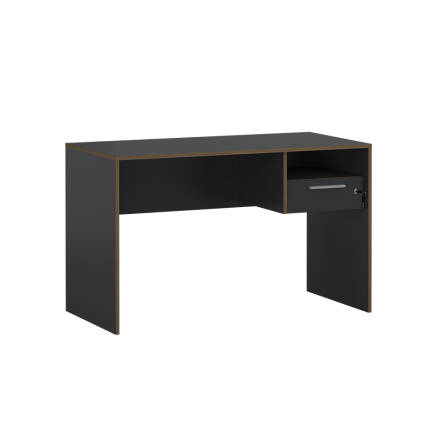 Concept Kilitli Çekmeceli Çalışma Masası-Antrasit-Kontra 120x75x60 cm (GxYxD) - 6