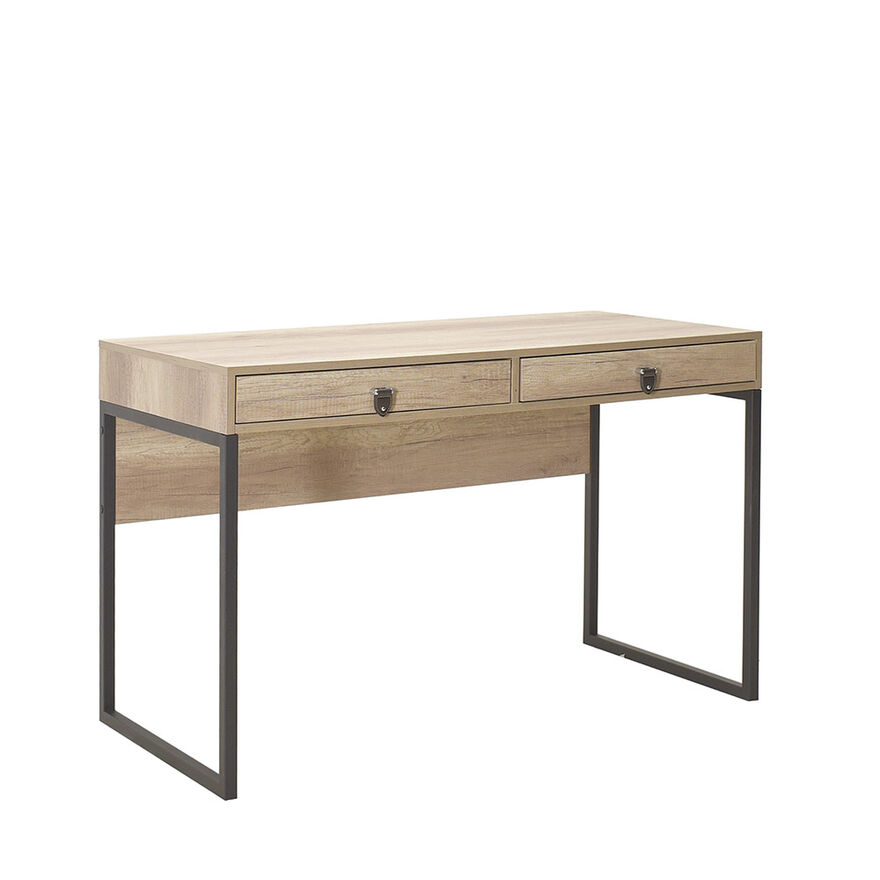 Connect 2 Çekmeceli Çalışma Masası-Açık Ceviz (Tori) 120x77x60 cm (GxYxD) - 2