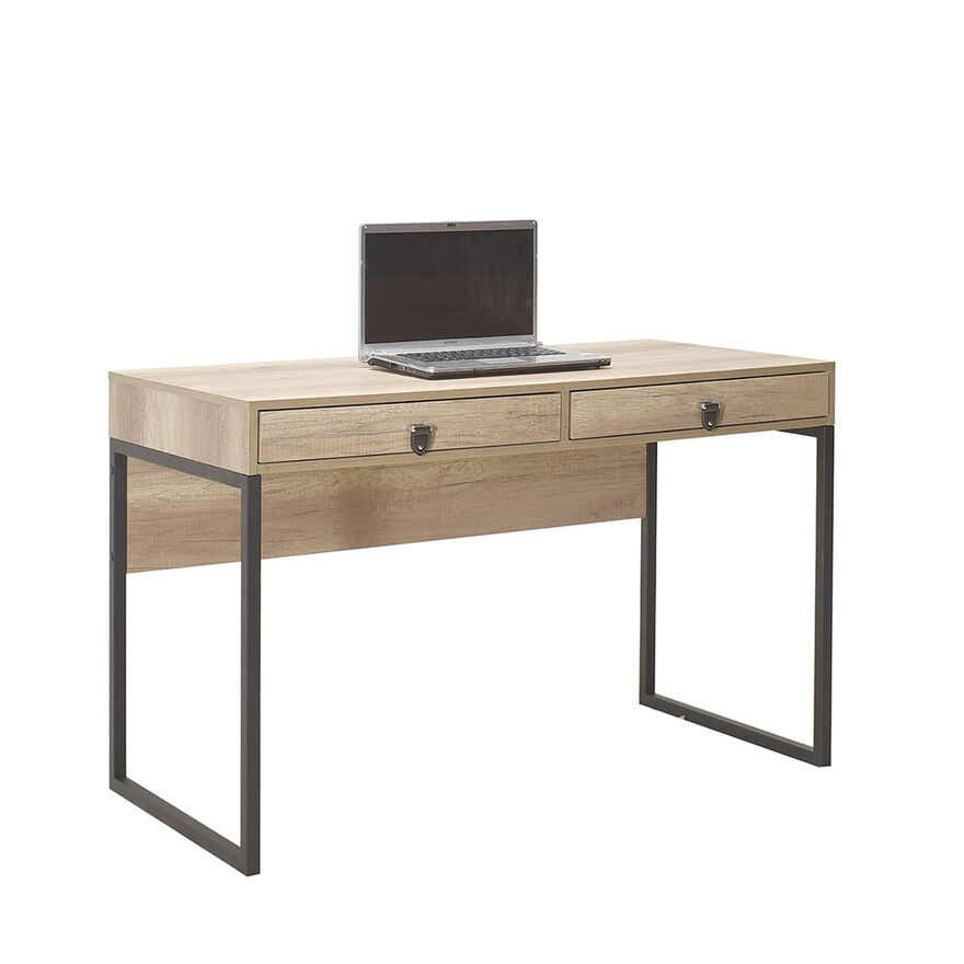 Connect 2 Çekmeceli Çalışma Masası-Açık Ceviz (Tori) 120x77x60 cm (GxYxD) - 4