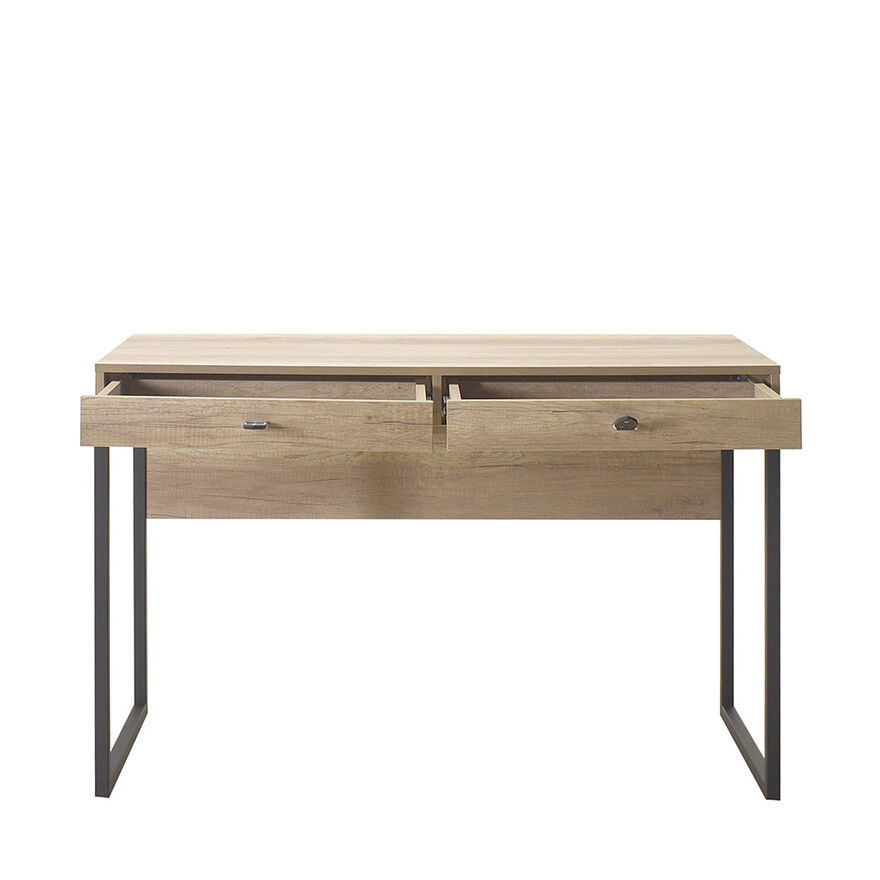 Connect 2 Çekmeceli Çalışma Masası-Açık Ceviz (Tori) 120x77x60 cm (GxYxD) - 8