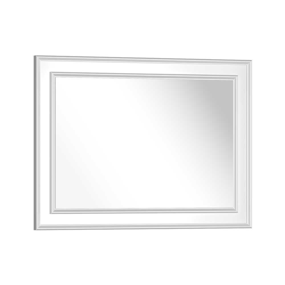 Country Şifonyer Aynası - Mat Lake Beyaz 90x65x4 cm (GxYxD) - Adore Mobilya