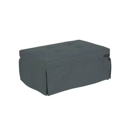 Cube Katlanır Yataklı Puf - Koyu Gri 96x189x42.5 / 96x168x92.5 cm - 13