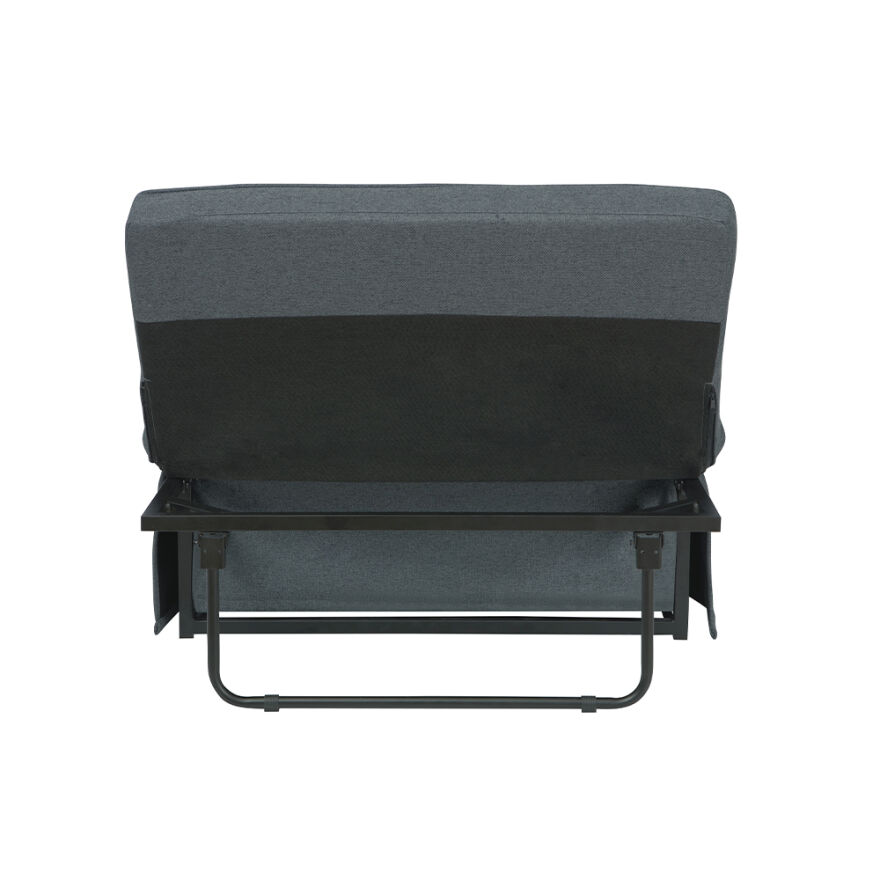 Cube Katlanır Yataklı Puf - Koyu Gri 96x189x42.5 / 96x168x92.5 cm - 14