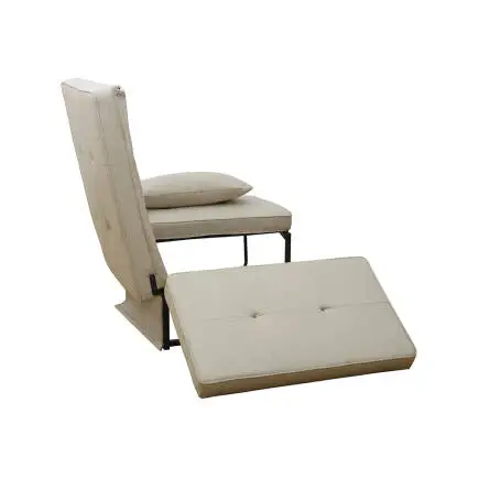 Cube Katlanır Yataklı Puf - Vizon6x189x42.5 / 96x168x92.5 cm - 14