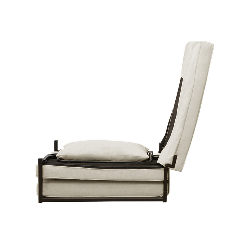 Cube Katlanır Yataklı Puf - Vizon6x189x42.5 / 96x168x92.5 cm - 9