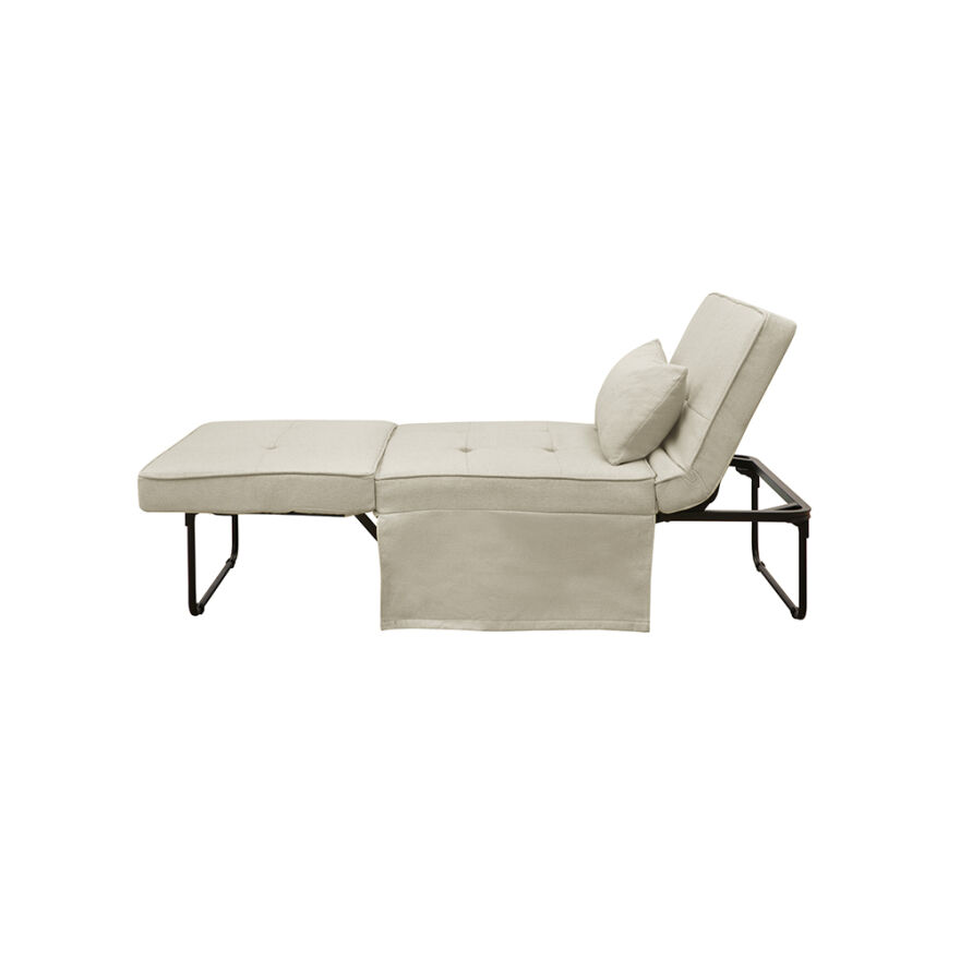 Cube Katlanır Yataklı Puf - Vizon6x189x42.5 / 96x168x92.5 cm - 5
