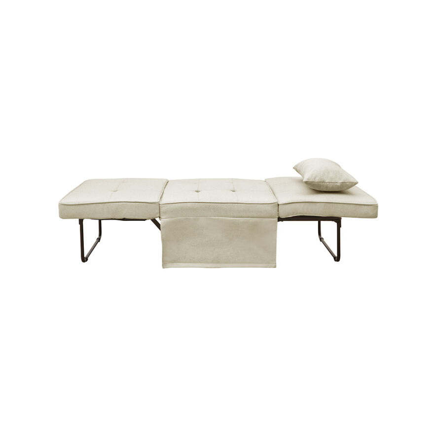 Cube Katlanır Yataklı Puf - Vizon6x189x42.5 / 96x168x92.5 cm - 6