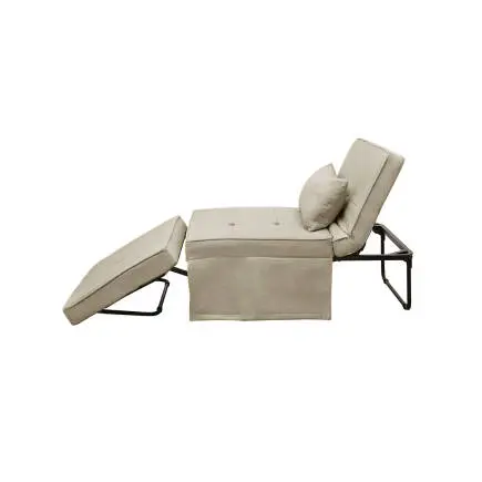 Cube Katlanır Yataklı Puf - Vizon6x189x42.5 / 96x168x92.5 cm - 3