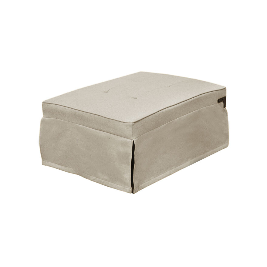 Cube Katlanır Yataklı Puf - Vizon6x189x42.5 / 96x168x92.5 cm - 12