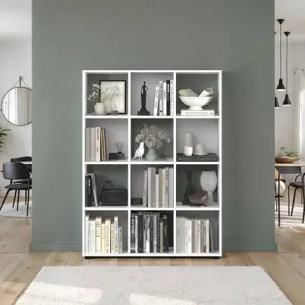 Cubic Kitaplık - Beyaz 104x140,5x30 cm - 2