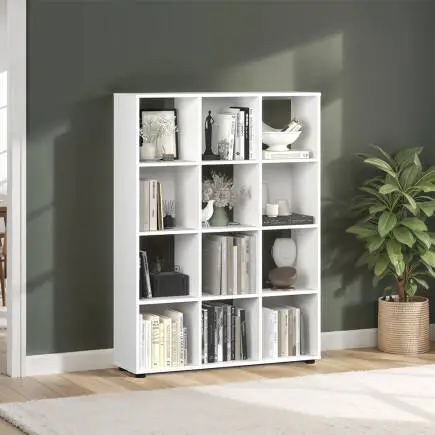 Cubic Kitaplık - Beyaz 104x140,5x30 cm 